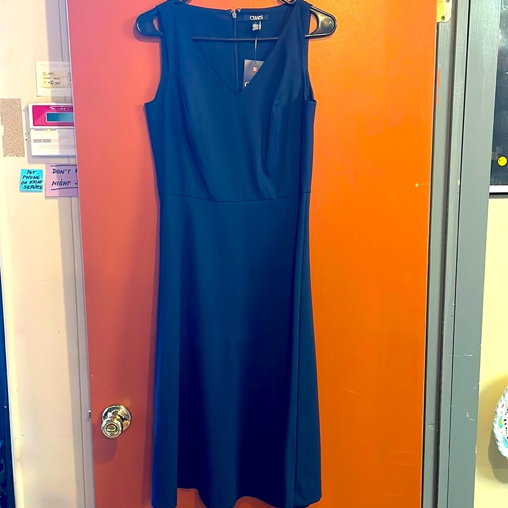 Chaps Icon Blue Dress